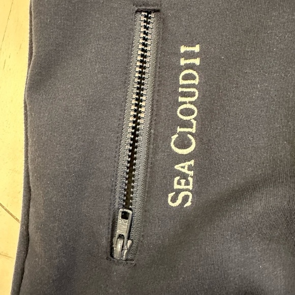 Sea Cloud Cruise Line Zippered Men’s Hoody Size Small Navy Blue - Picture 3 of 9